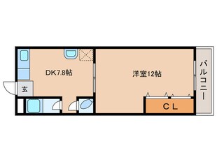 ＧＳ阿倍野２０２の物件間取画像